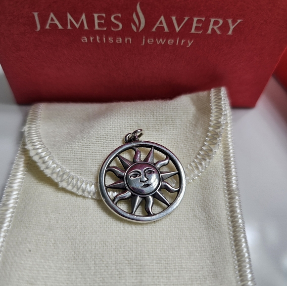 James Avery Retired Double Sun Drop Pendant - Picture 2 of 8